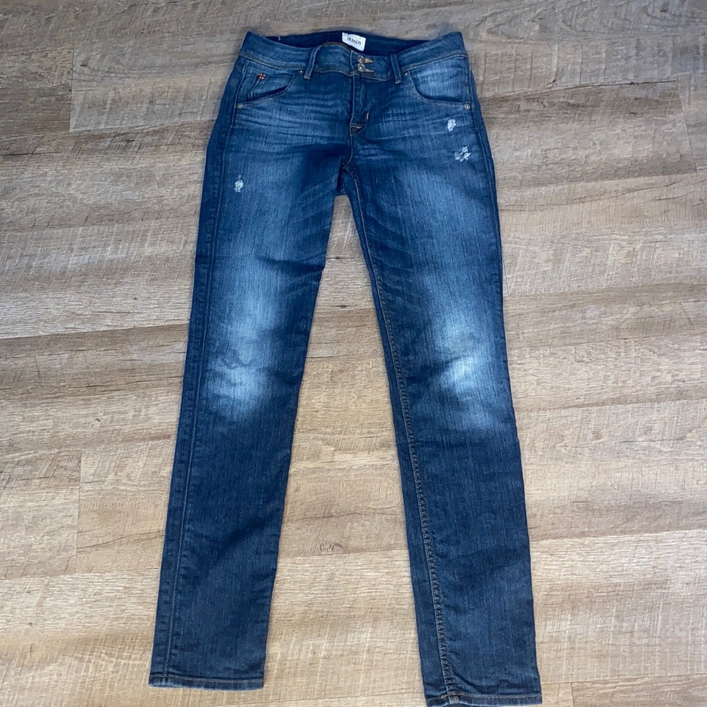 Hudson brand Collin skinny flap back Jeans size 28